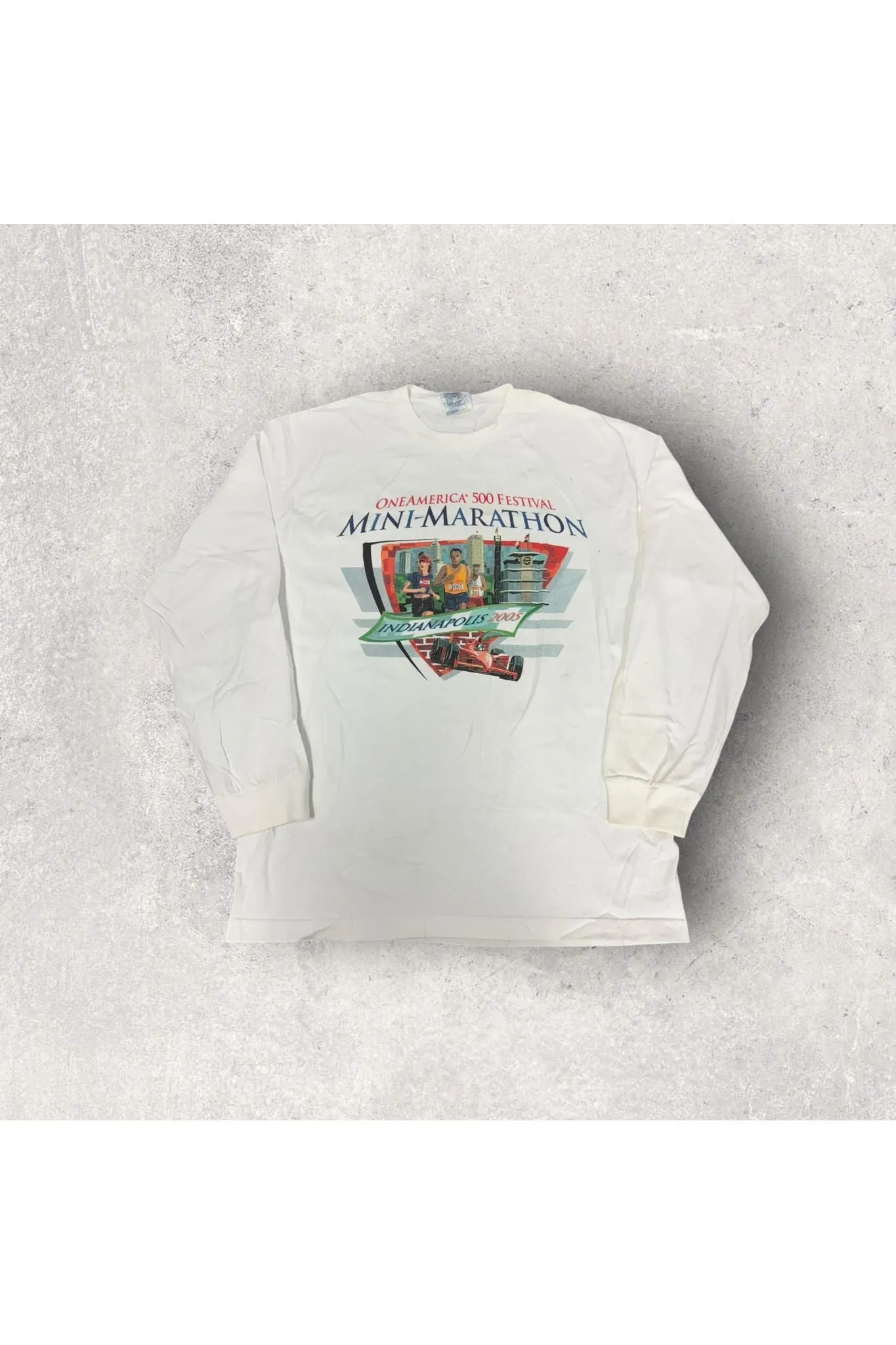 2005 Indianapolis One America 500 Festival Mini-Marathon Long Sleeve- L