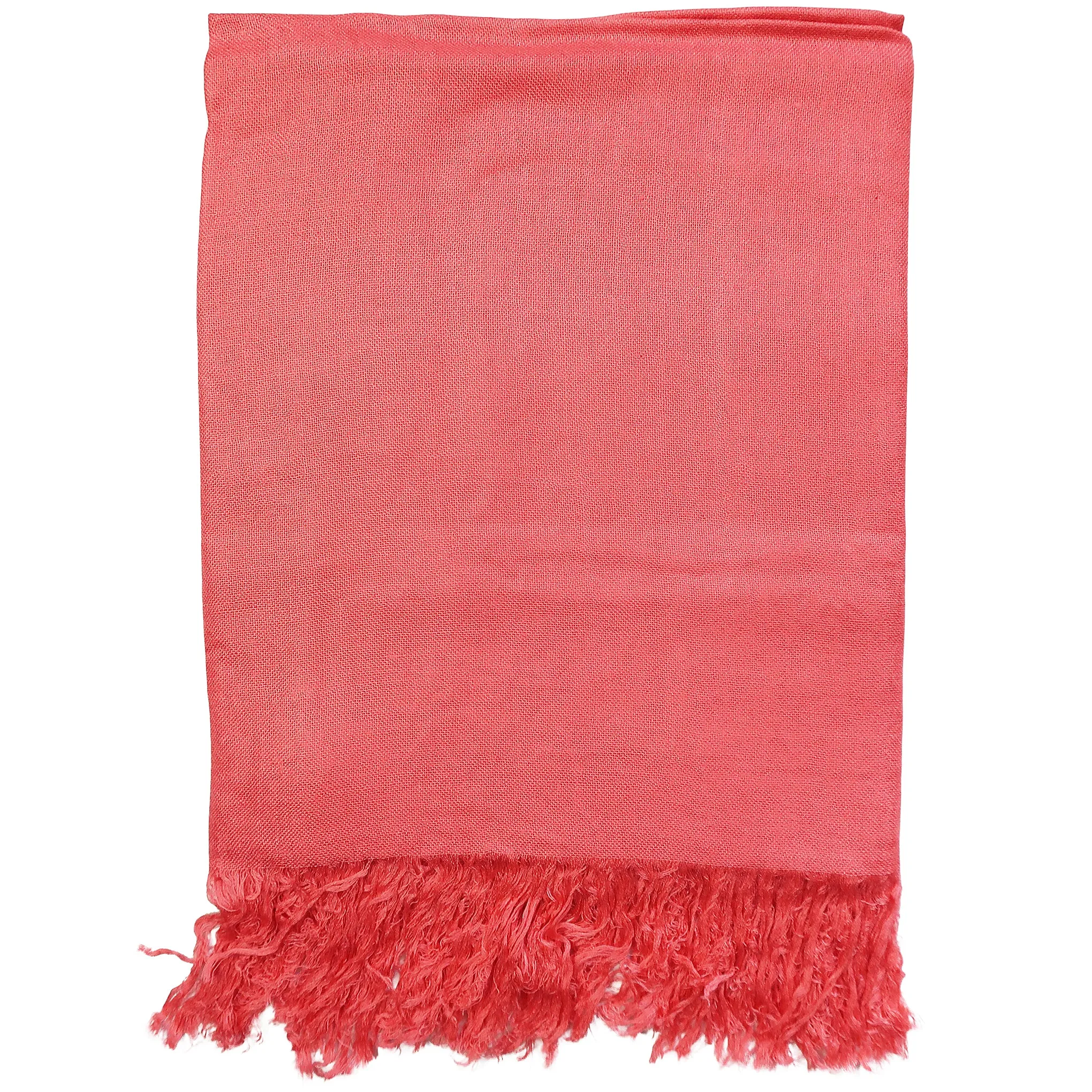 Blue Pacific Tissue Solid Modal and Cashmere Scarf Shawl in Tea Rose Pink