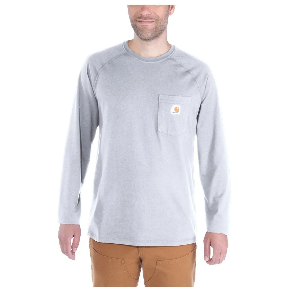 Carhartt&#x20;100393&#x20;T-Shirt&#x20;Cotton&#x20;l&#x2F;s&#x20;Force&#x20;-&#x20;Black
