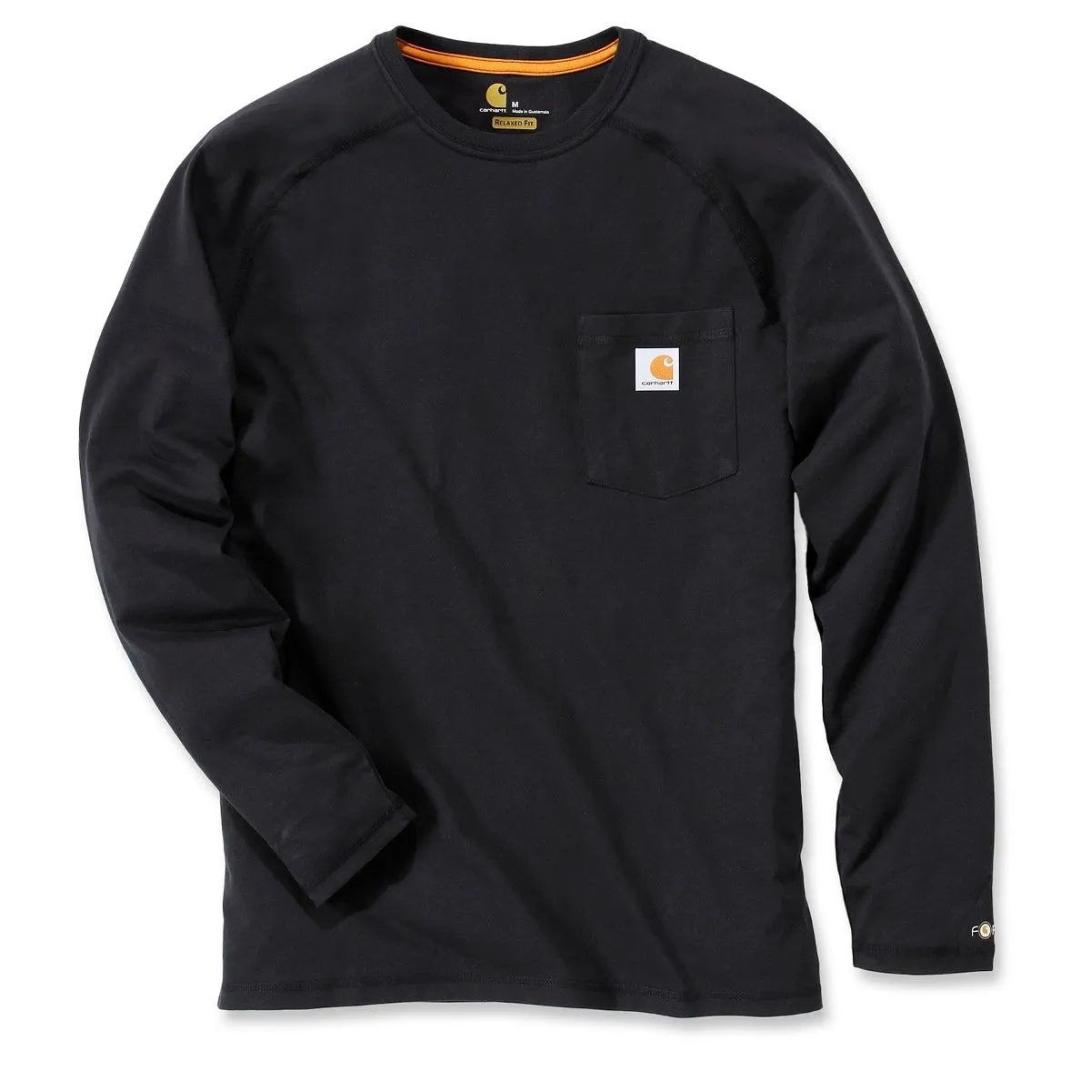 Carhartt&#x20;100393&#x20;T-Shirt&#x20;Cotton&#x20;l&#x2F;s&#x20;Force&#x20;-&#x20;Black