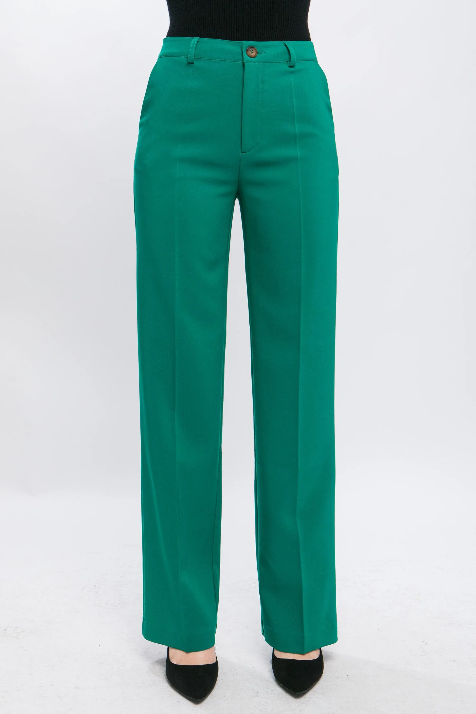Emerald Formal Straight Leg Blazer Pants