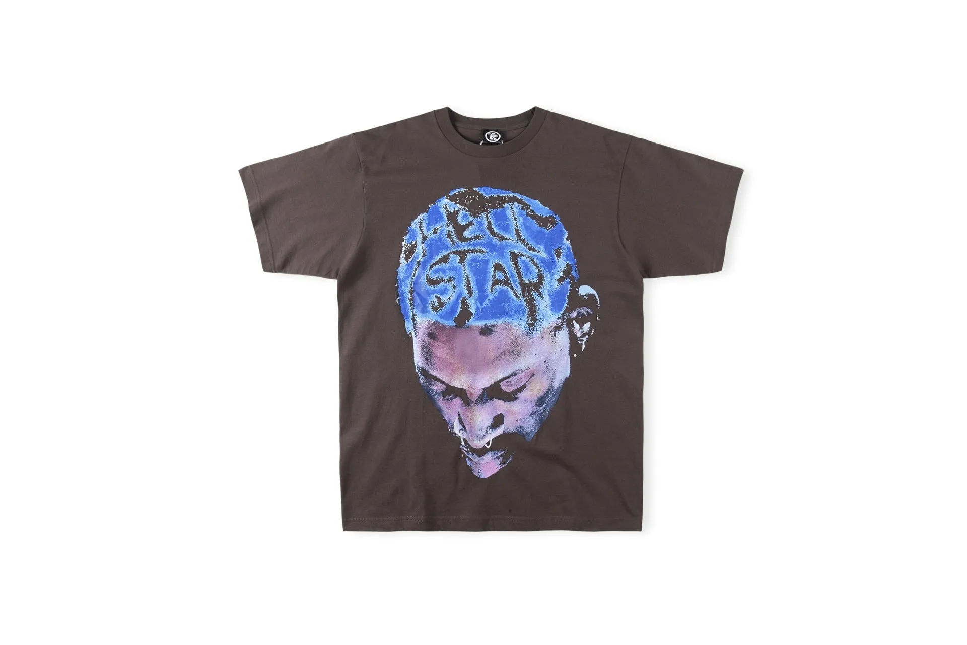 Hellstar T Shirt Portrait Print Fashion