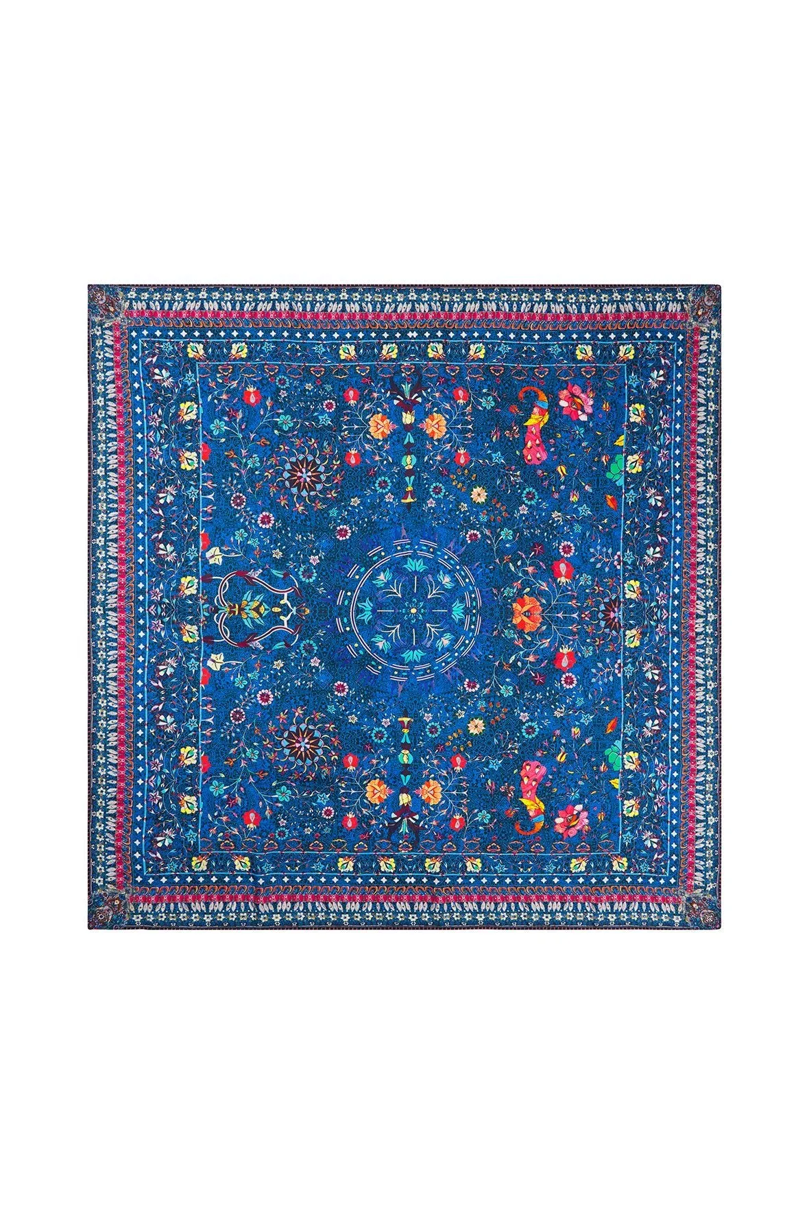 LARGE SQUARE SCARF KINDNESS KALEIDOSCOPE