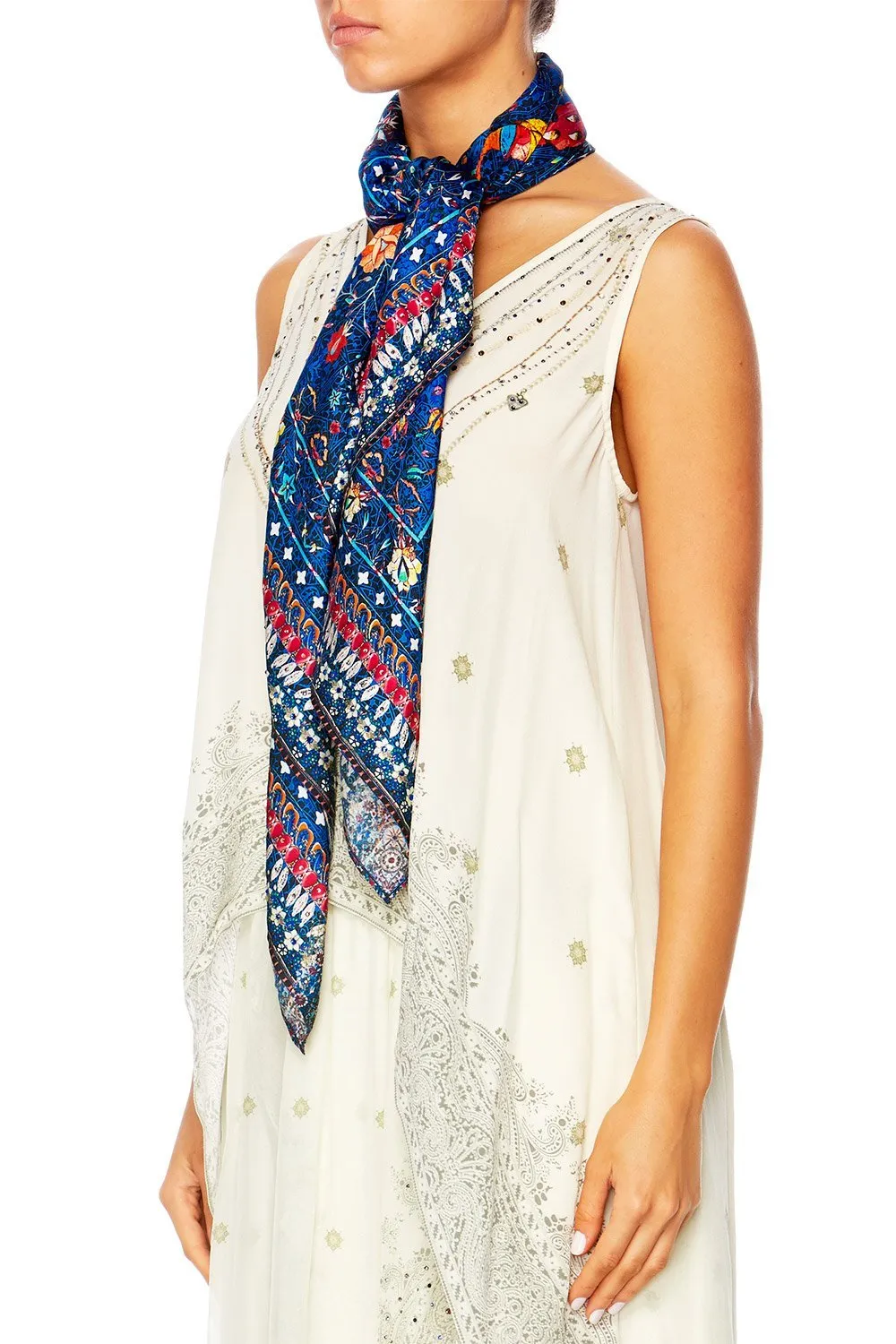 LARGE SQUARE SCARF KINDNESS KALEIDOSCOPE