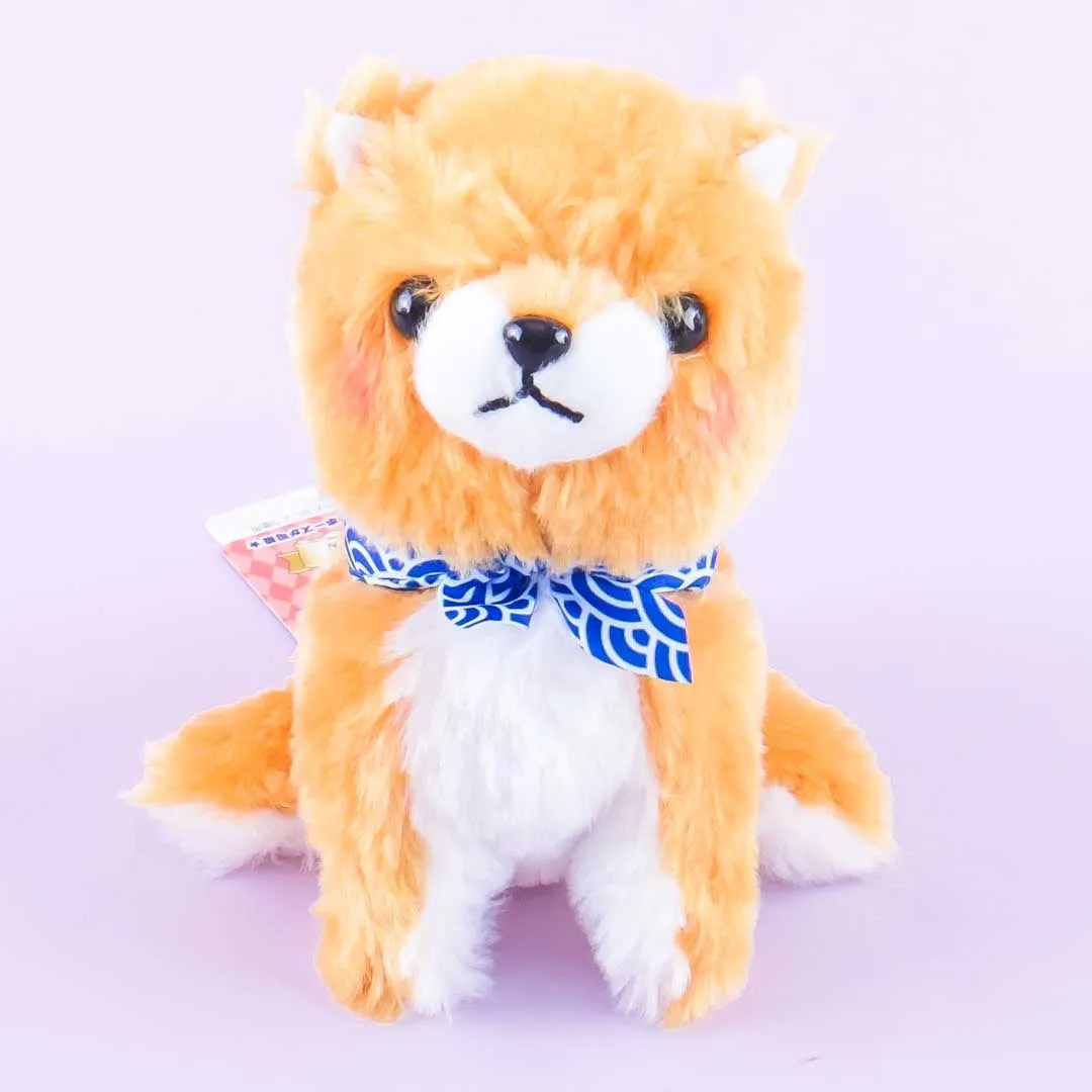 Mameshiba San Kyodai Fluffy Plushie - Mametaro / Medium