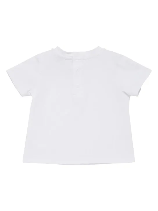 Moschino   Cotton jersey t-shirt &amp; chambray dress 