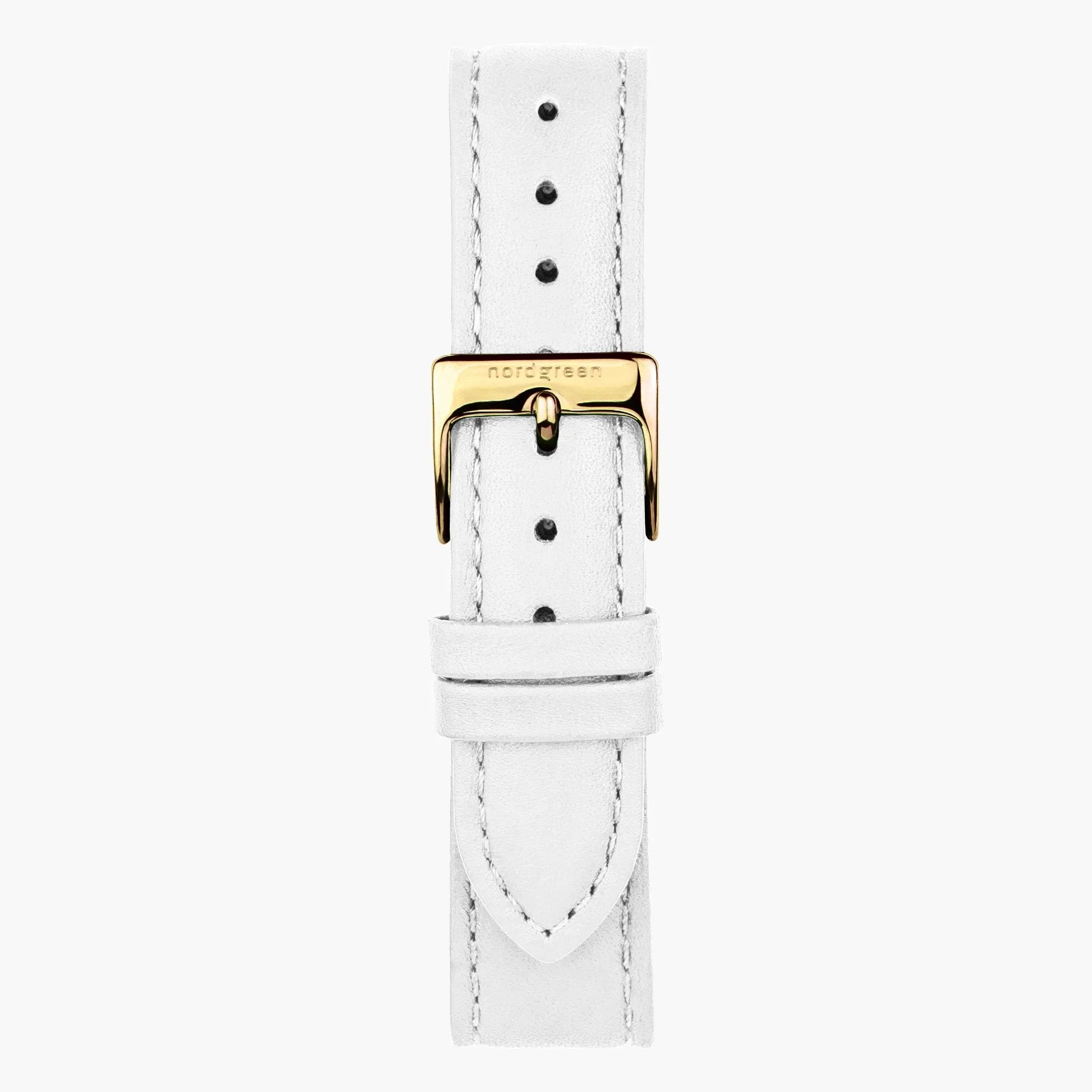 Native | Navy Dial - White Leather