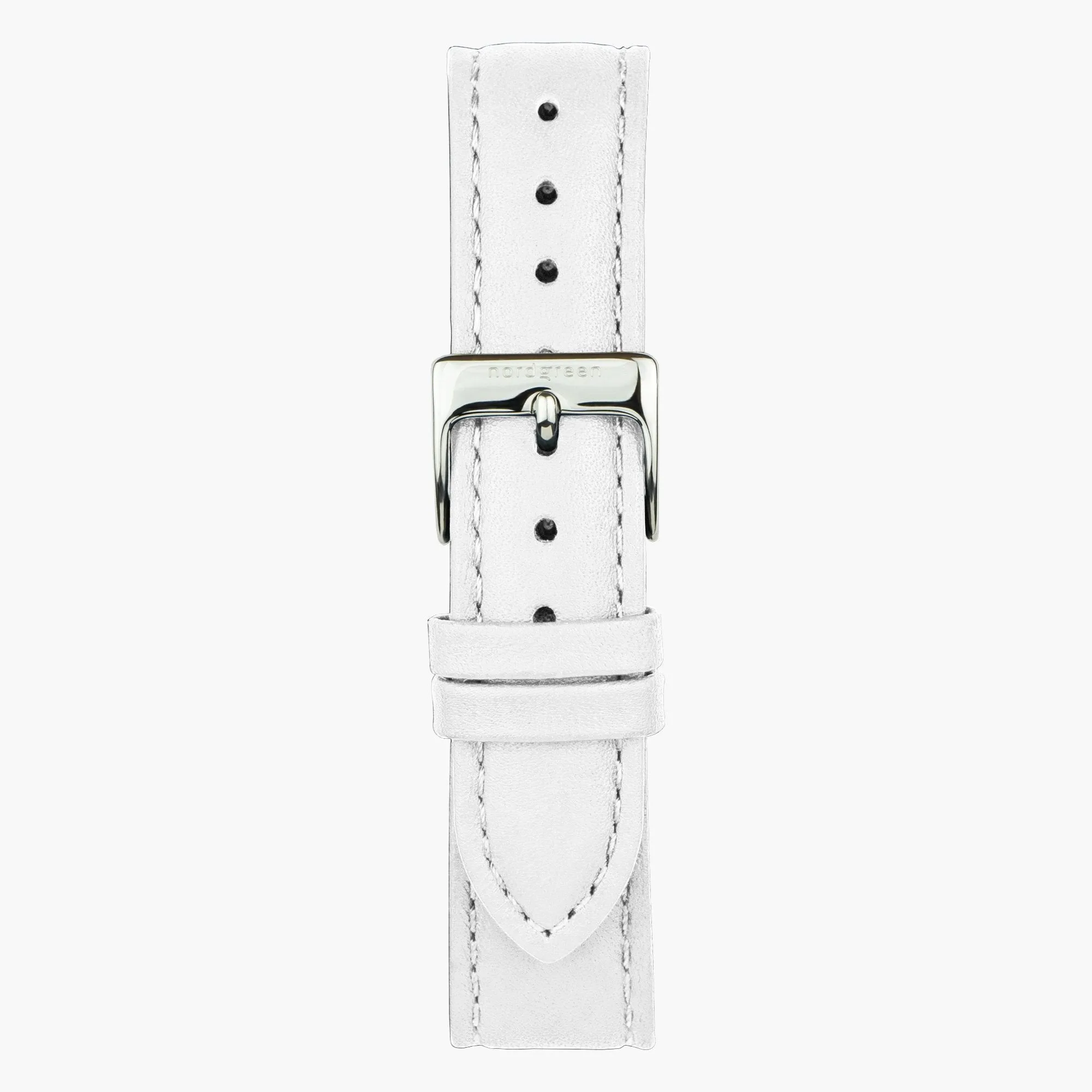 Native | Navy Dial - White Leather