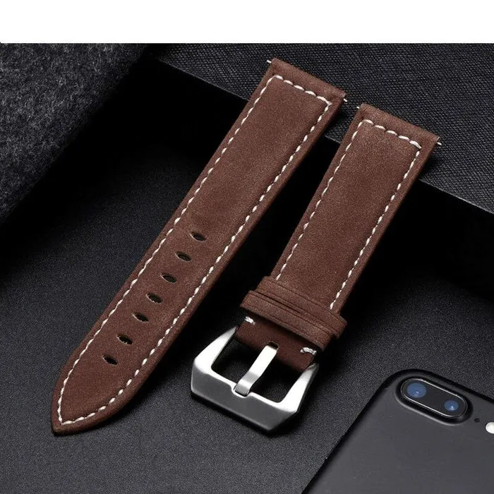 Retro Leather Straps Compatible with the TheHorse 20mm Range