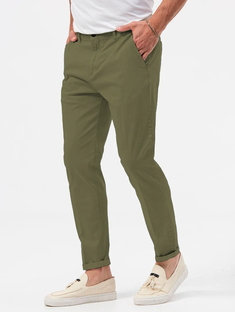 ROMAN CASUAL PANTS IN GREEN
