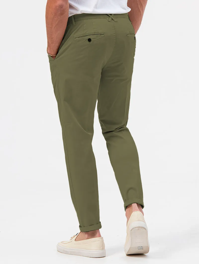 ROMAN CASUAL PANTS IN GREEN