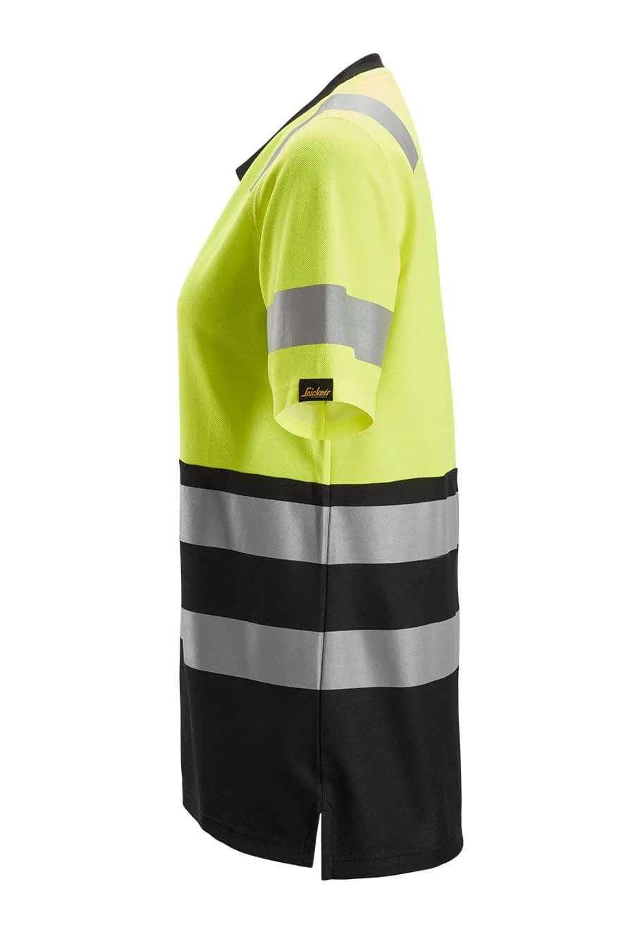 Snickers&#x20;High-Vis&#x20;Work&#x20;T-shirt&#x20;Class&#x20;1&#x20;Women&#x20;2573&#x20;-&#x20;Yellow