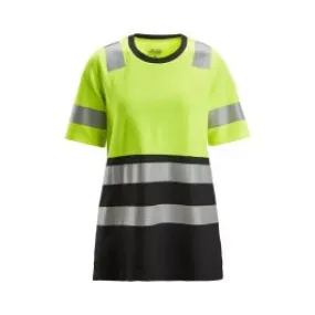 Snickers&#x20;High-Vis&#x20;Work&#x20;T-shirt&#x20;Class&#x20;1&#x20;Women&#x20;2573&#x20;-&#x20;Yellow