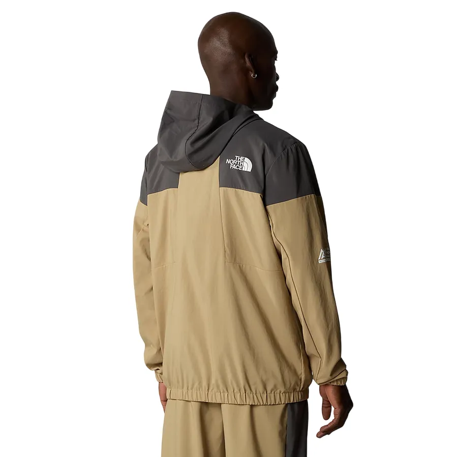 The North Face men's hooded windbreaker Track NF0A87J2WQO sand-anthracite