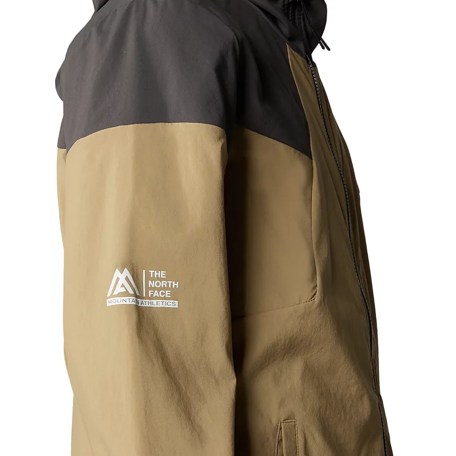 The North Face men's hooded windbreaker Track NF0A87J2WQO sand-anthracite