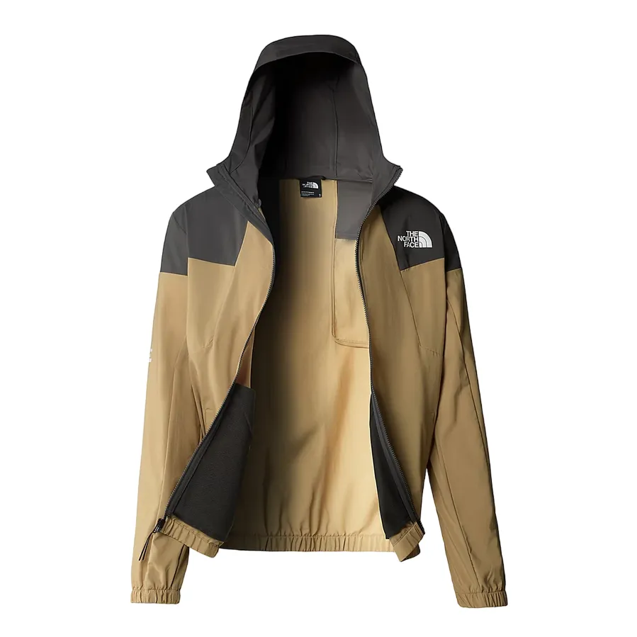 The North Face men's hooded windbreaker Track NF0A87J2WQO sand-anthracite