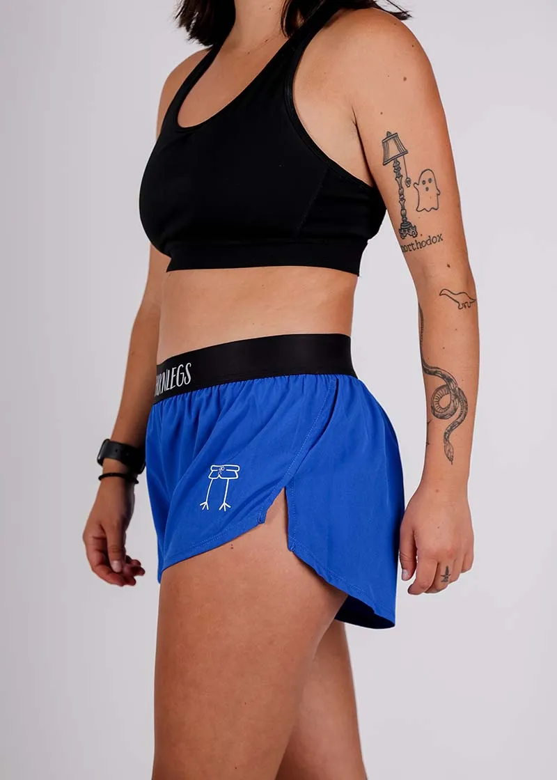 Women's Royal Blue 1.5" Split Shorts