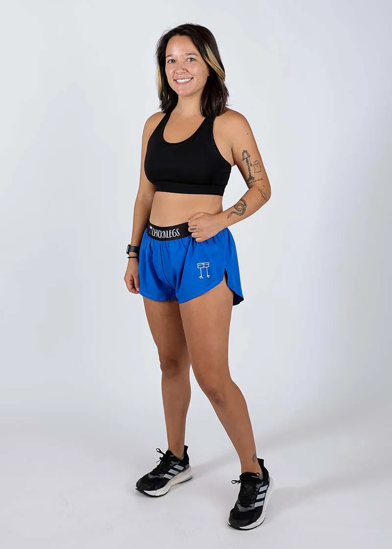 Women's Royal Blue 1.5" Split Shorts