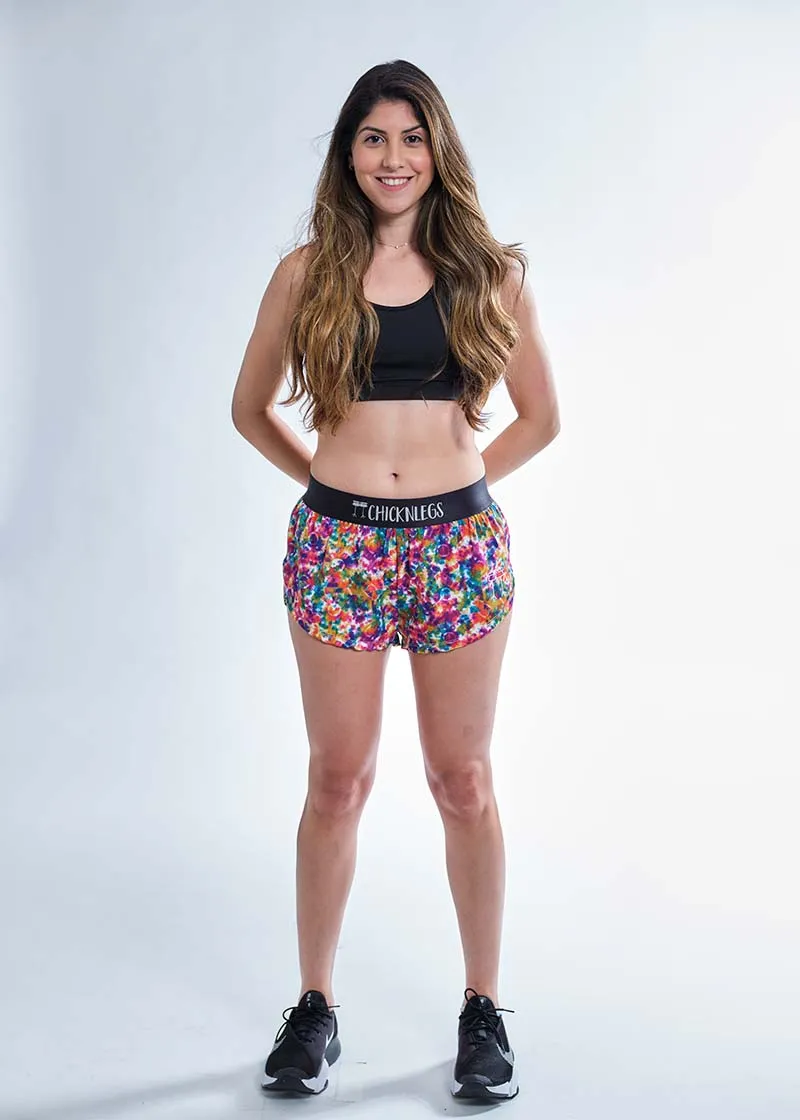 Women's Tie-Dye 1.5" Split Shorts